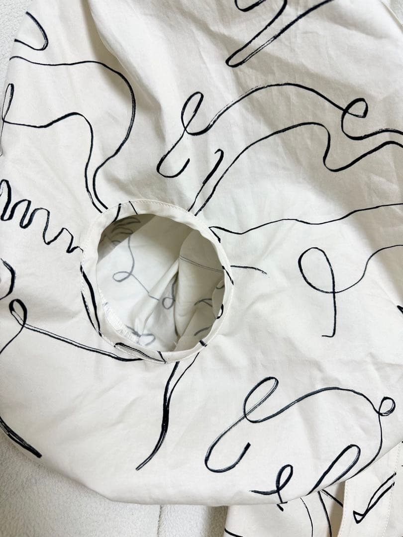 13万円ステラマッカートニー Doodle-Printパフスリーブブラウス新品