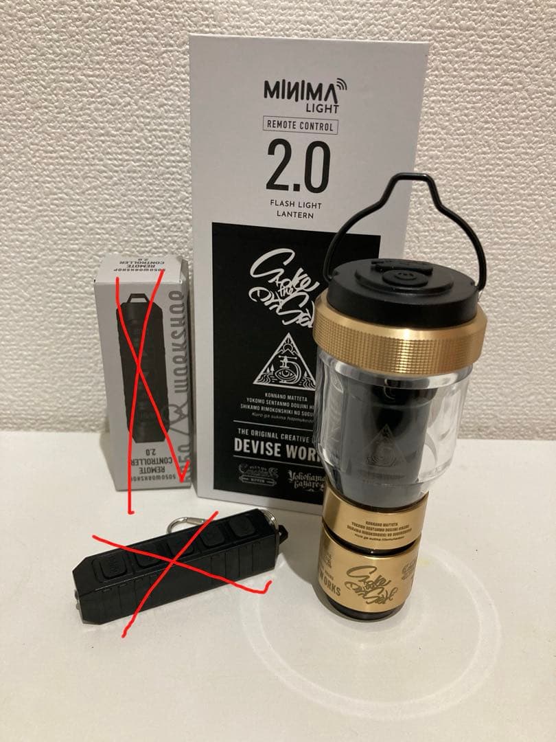 ミニマライト デバイスワークスコラボ 真鍮ver. ゴールゼロ