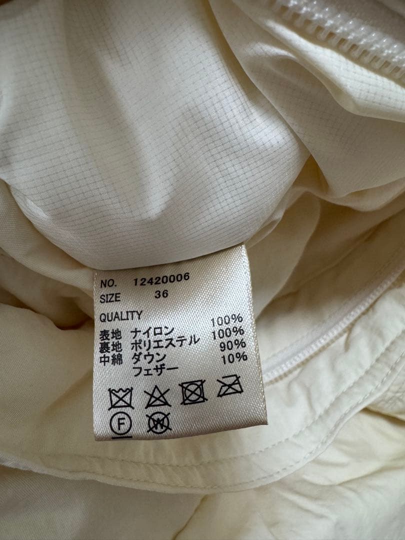 TODAYFUL 別注Monster down jacket36新品タグ付き