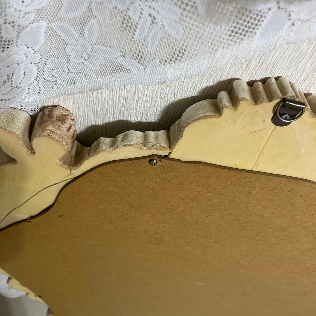 ロココ調　姿見　大型ミラー　ひび割れ加工　クラック加工