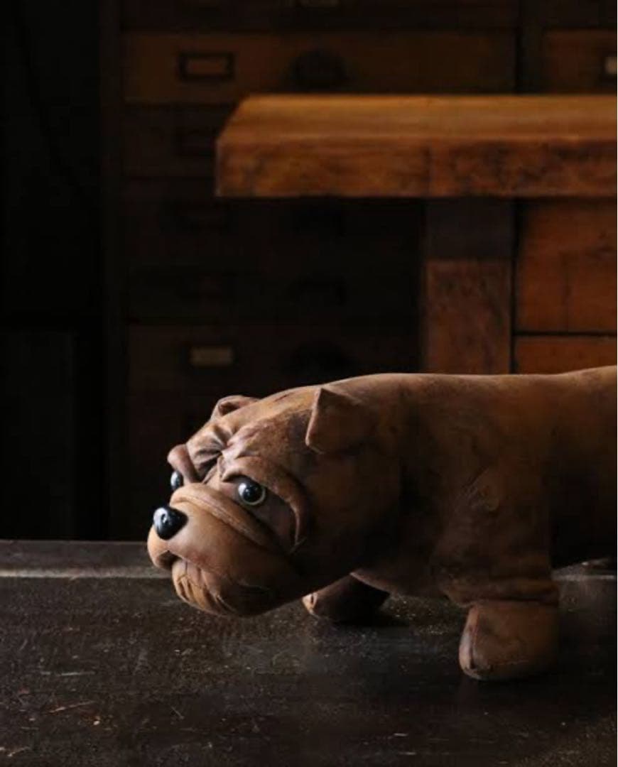 ブルドッグ パグ ぬいぐるみ 置き物 犬 リアル 大きめ アンティーク風