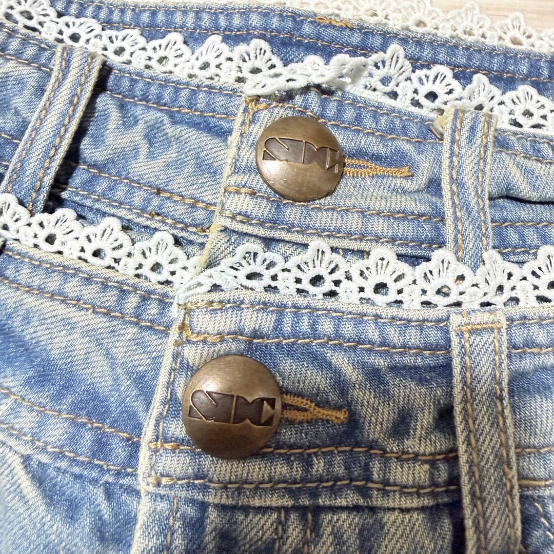 はむ子SCULPTOR DoubleWaistBootsCutDenim