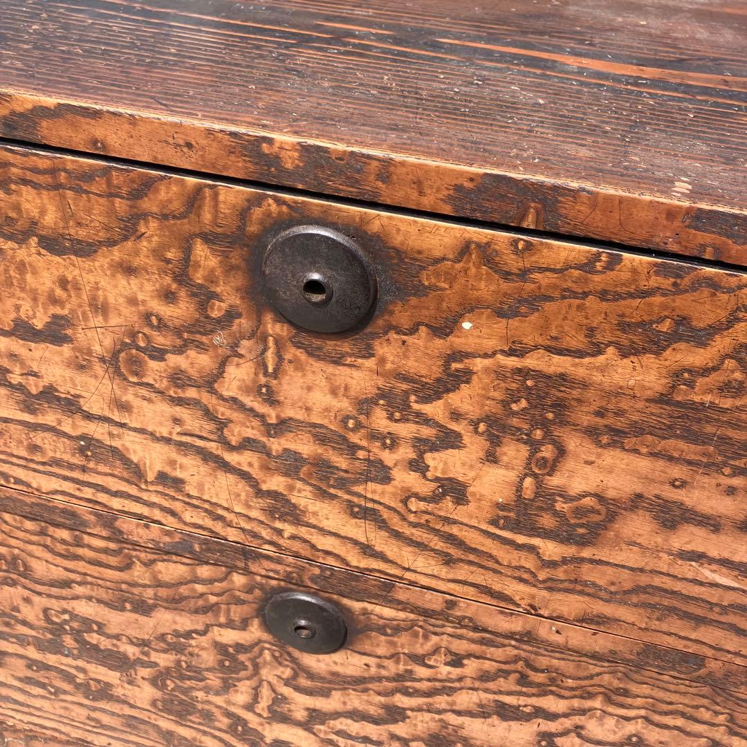 昭和レトロ 古家具 仙台箪笥 4段 引き出し箪笥 古家具 ビンテージ