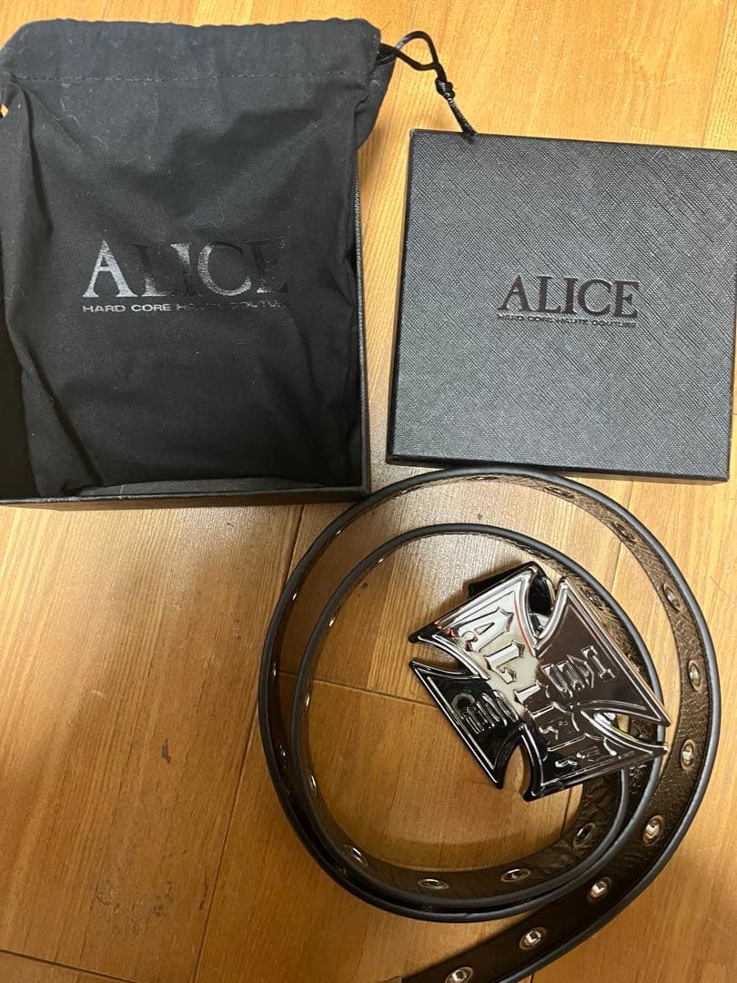 最安値　Alicehollywood アリスハリウッド　ベルト　シルバー