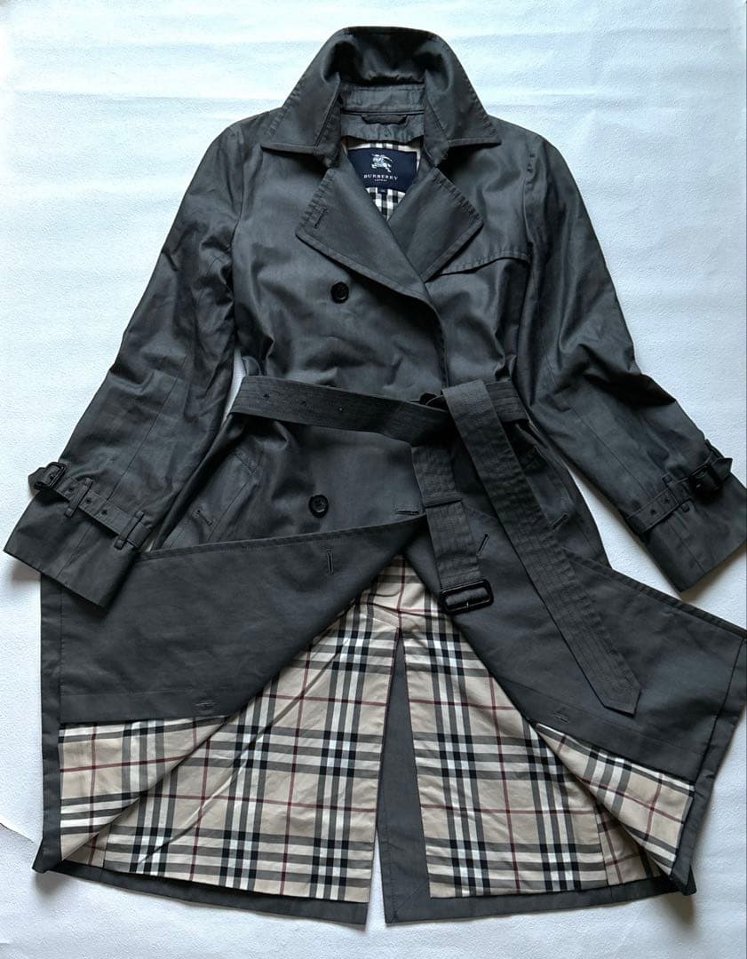 美品✨BURBERRY LONDON バーバリー　トレンチコート メガチェック