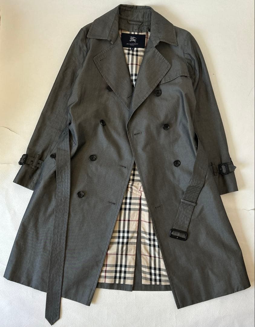 美品✨BURBERRY LONDON バーバリー　トレンチコート メガチェック