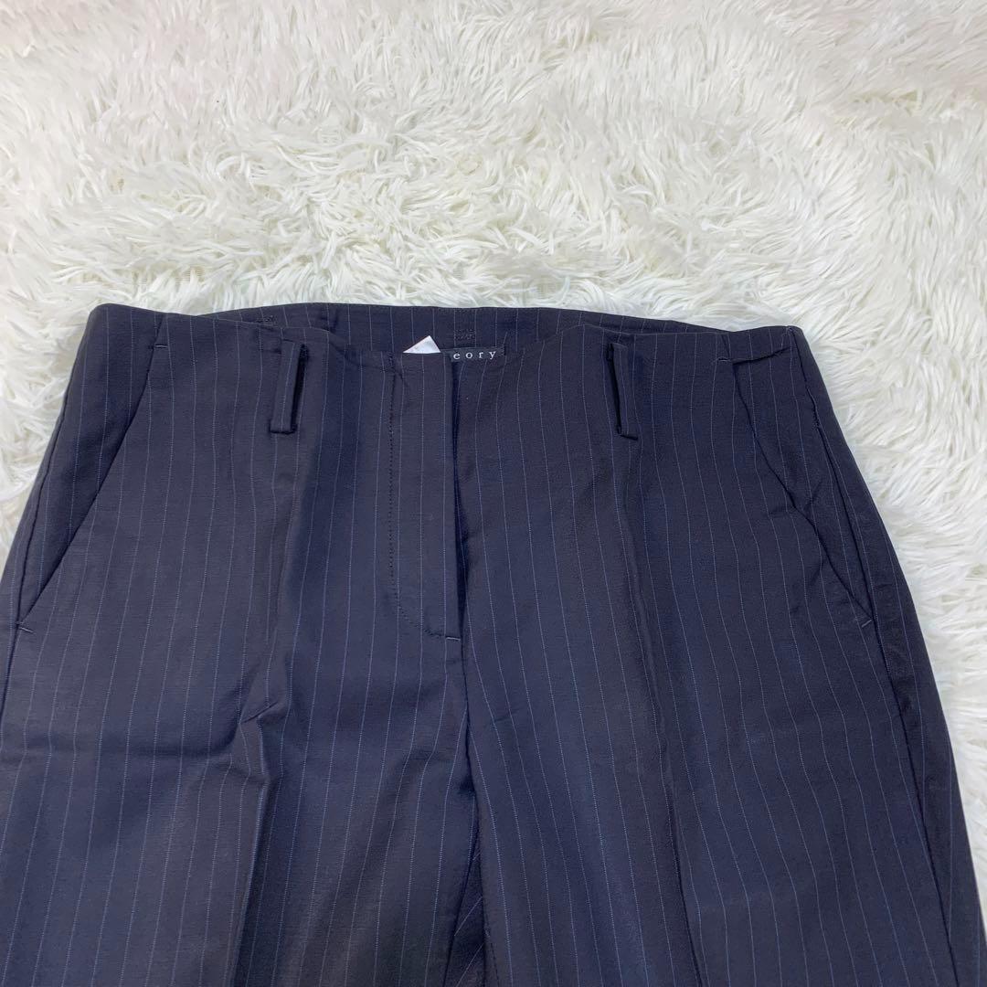 theory ストライプ スーツ/ジャケット/パンツ*サイズ2*theory*