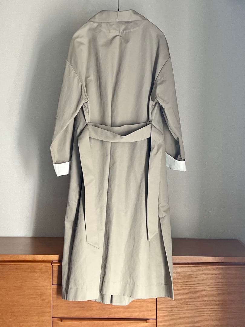 SALUE ロングコート【グレイジュ】