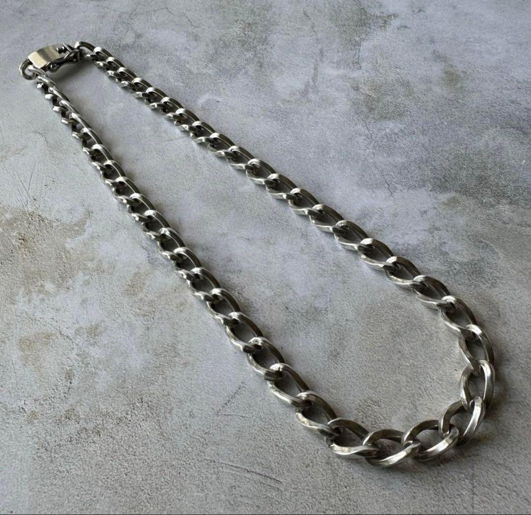 「期間限定値下げ」ヴィンテージ チェーンリンクネックレス シルバー925