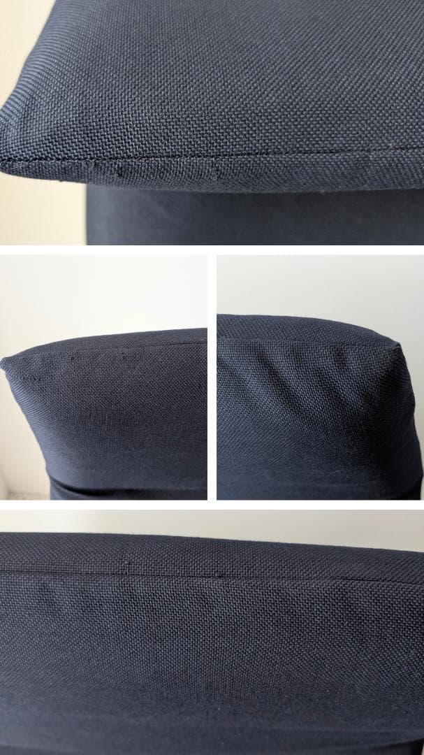 USED MUJI 無印良品 リクライニング ラウンジソファ ネイビー 廃番