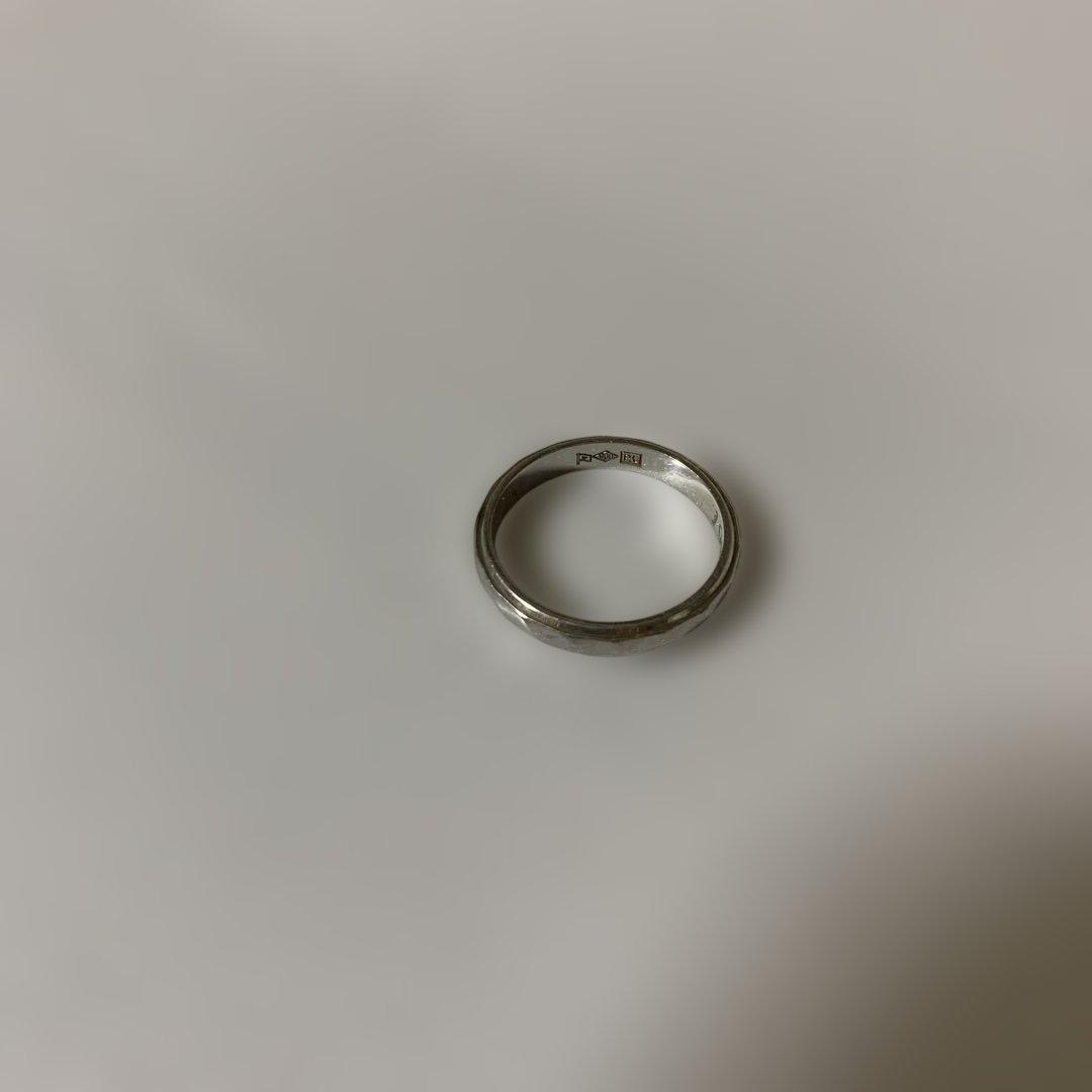 プラチナ900リング（日付等刻印有り）