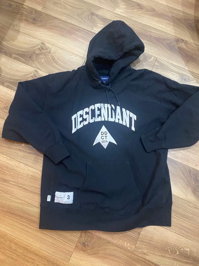 DESCENDANT × ロンハーマン　ブラックパーカー サイズ3 美品