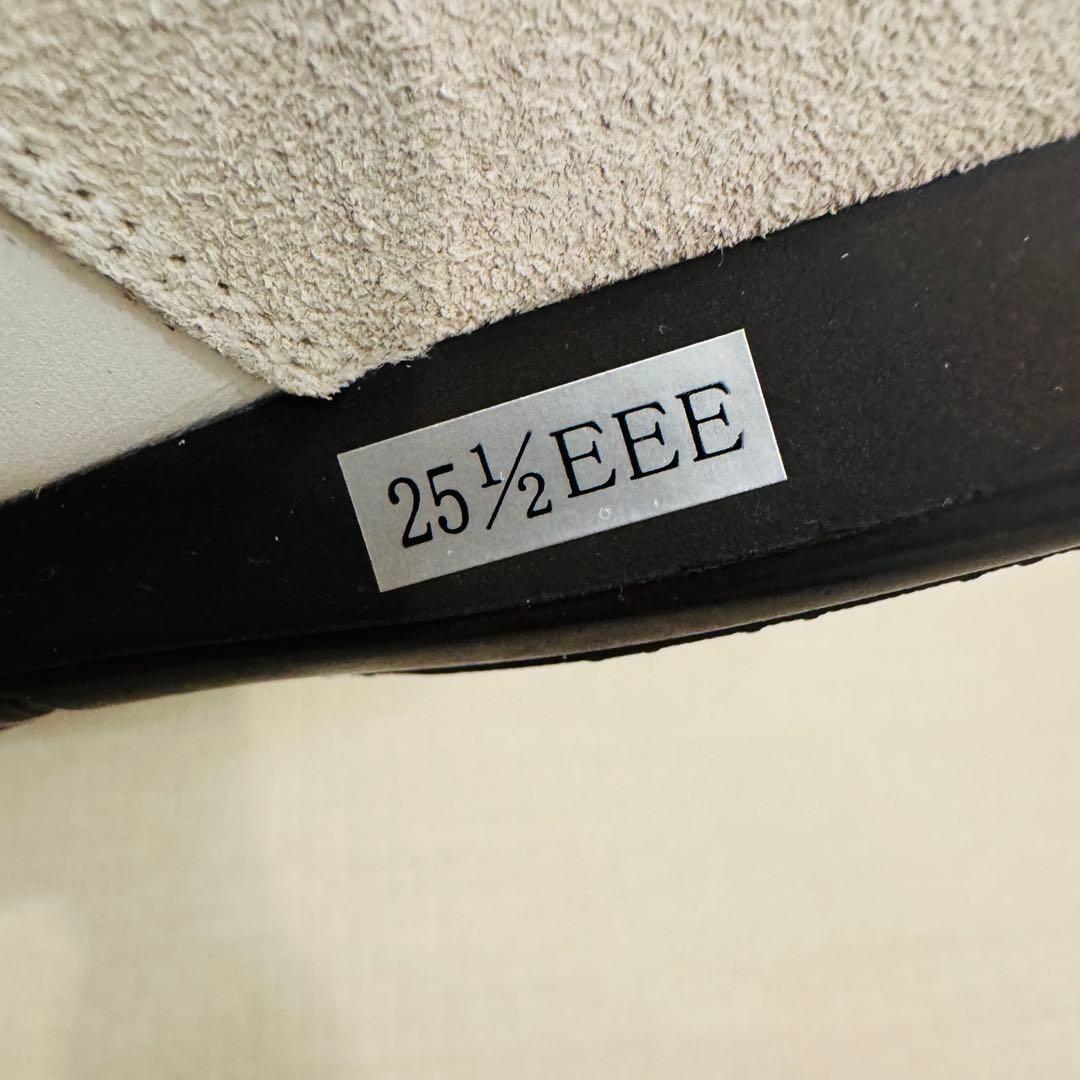 大塚製靴　クラシックレザースニーカー　ジェントル　25.5センチ