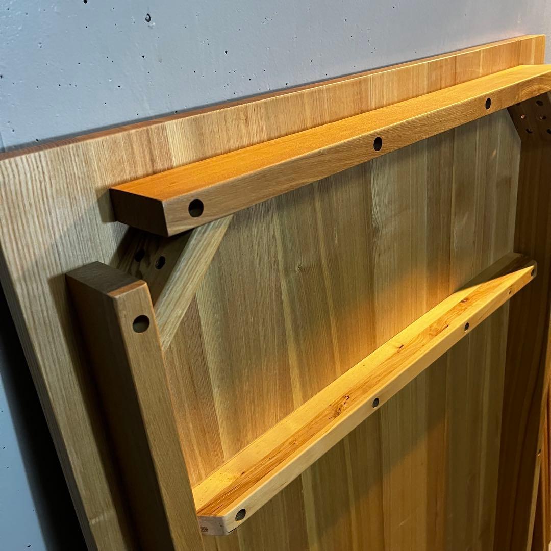 美品・廃盤希少★無印 タモ材ダイニングテーブル