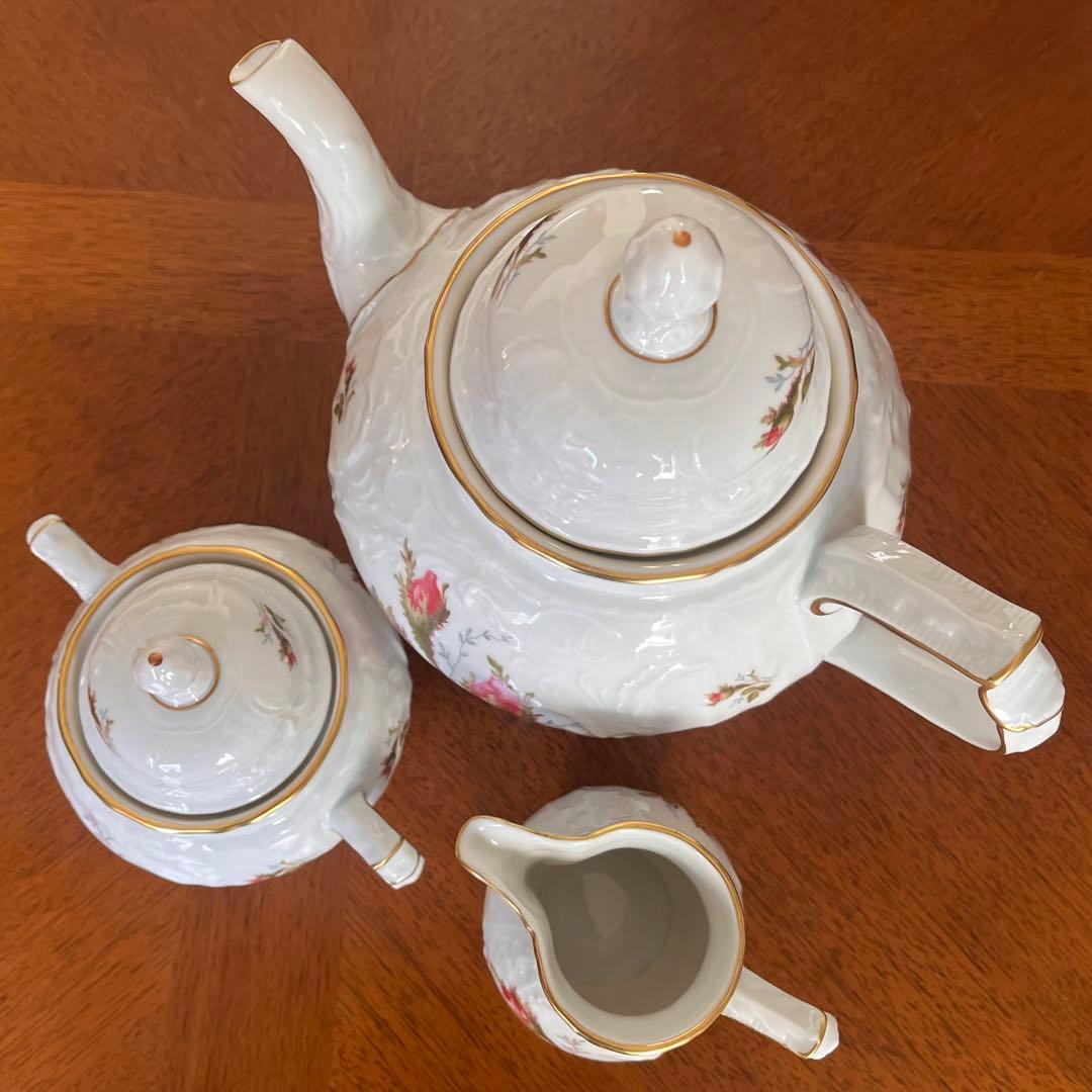 【美品】ローゼンタール★サンスーシモスローズ★ティーポットセット