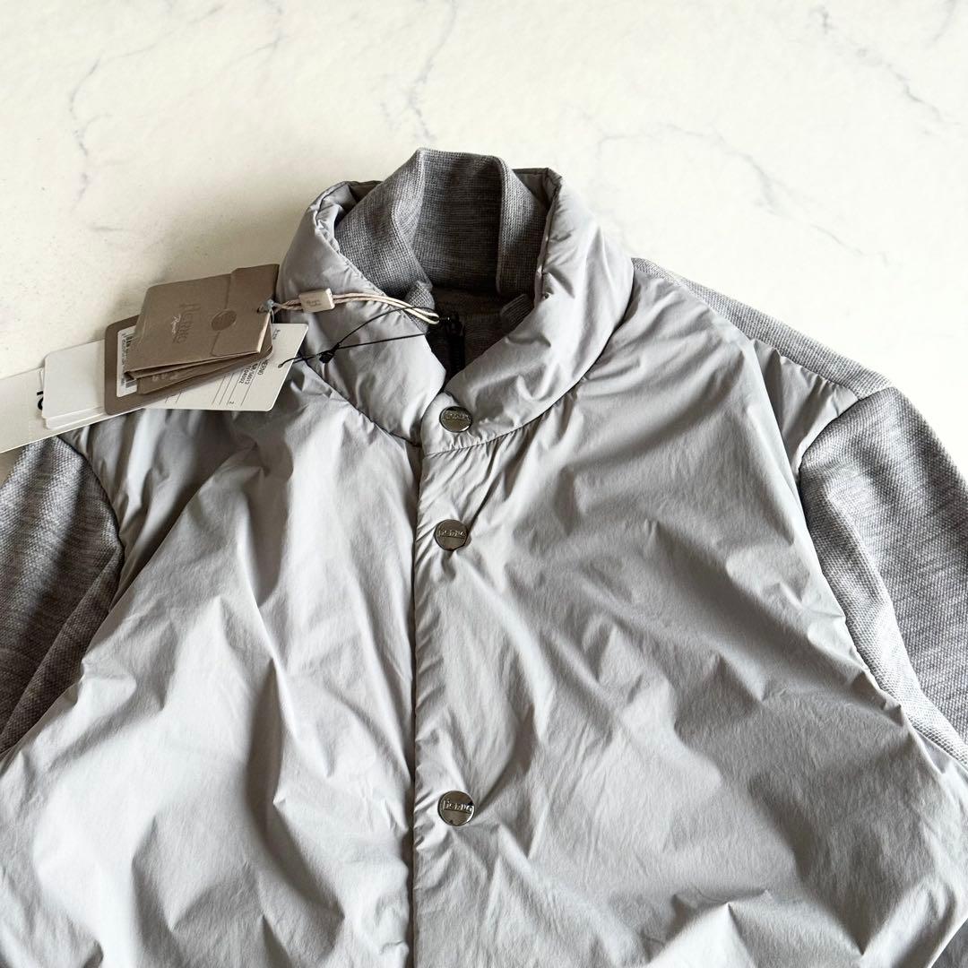 新品未使用タグ付き 2024AW ヘルノ 中綿ドッキングレイヤードブルゾン 46