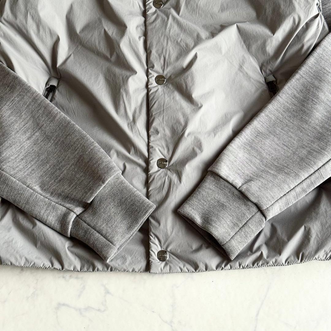 新品未使用タグ付き 2024AW ヘルノ 中綿ドッキングレイヤードブルゾン 46