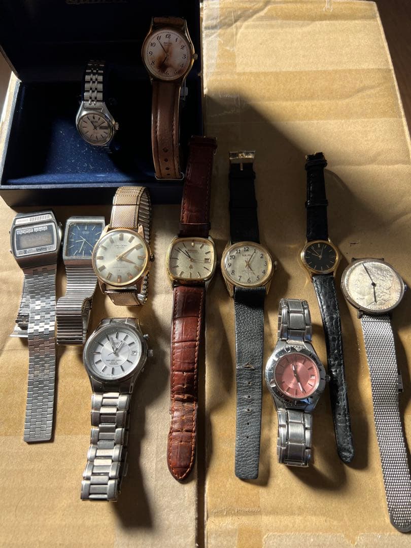 SEIKO腕時計まとめ ソーラー シルバー ジャンク 12時間限定値下げ