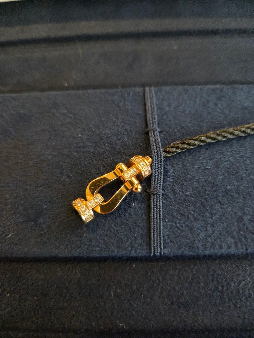 【全完備】FRED　フォース10 ブレスレット/18KPG/ミディアムモデル