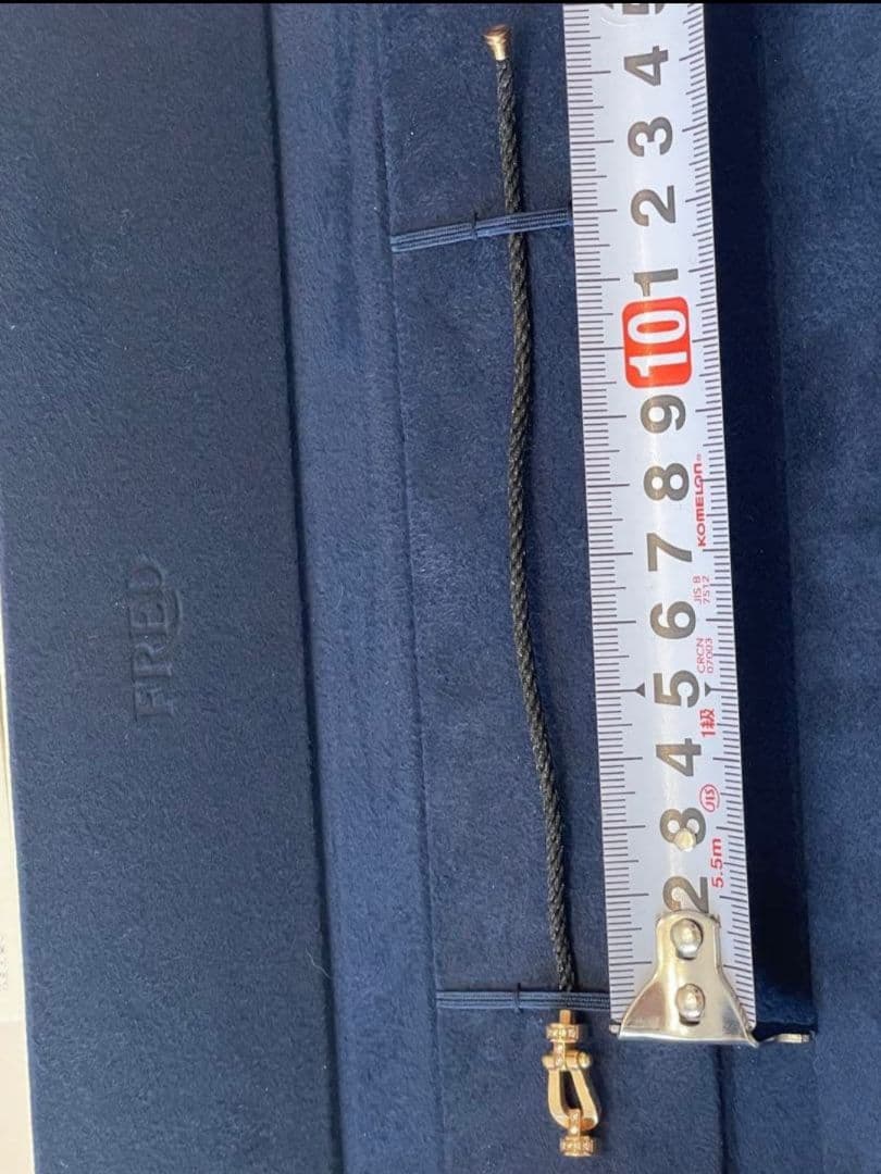 【全完備】FRED　フォース10 ブレスレット/18KPG/ミディアムモデル