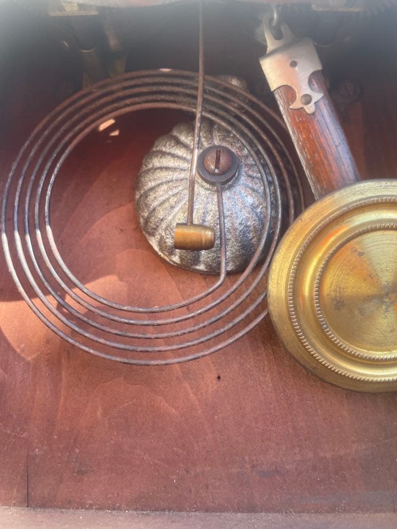 戦前 昭和五年 日本製 振り子掛時計 ゼンマイ式 古時計