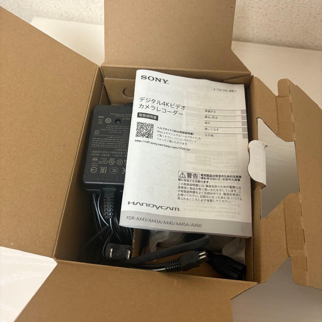 SONY 4K ハンディカム FDR-AX45A 本体