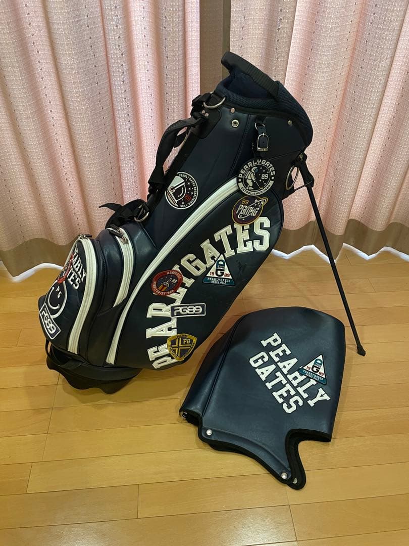【限定モデル】PEARL GATES ネイビー キャディバッグ