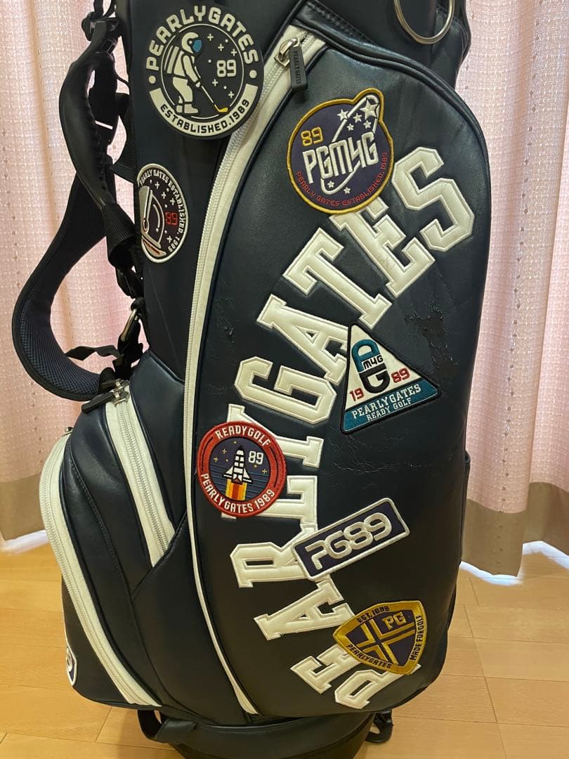 【限定モデル】PEARL GATES ネイビー キャディバッグ