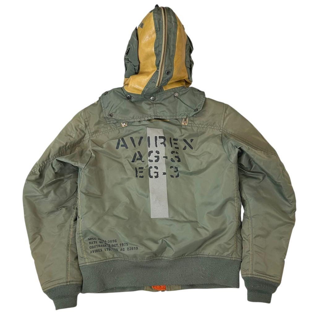 【美品】 AVIREX MA-1 REMODEL MARK2 N2B 激レア L
