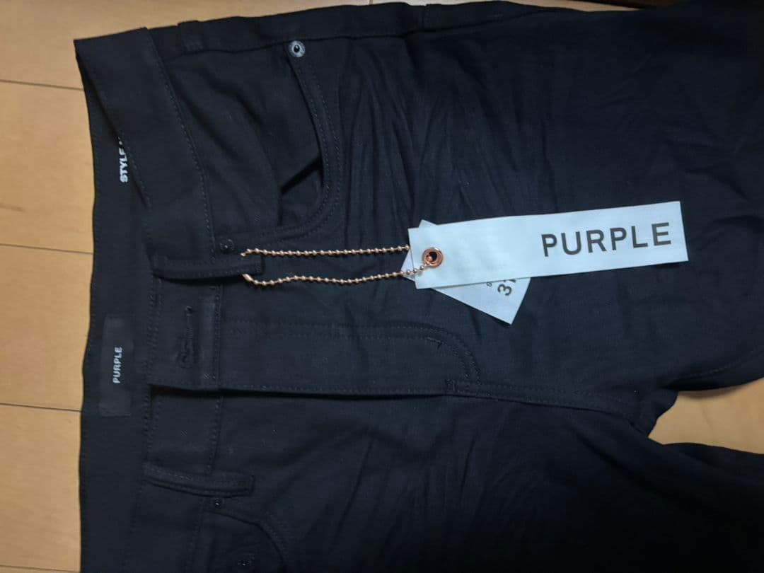 Purple brand ブラックパンツ　サイズ31（新品）