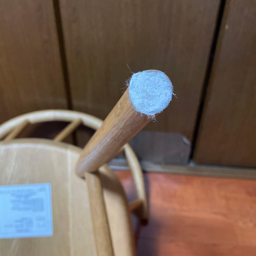 安心の梱包頼める便⭐︎無印良品　オーク材アームチェア・丸脚　MUJI　良品計画