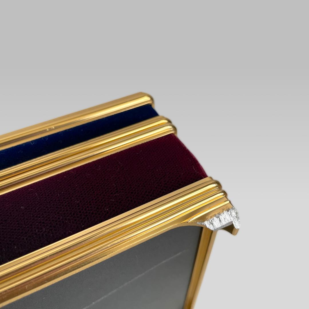 80s【ヴィンテージ】ベロア クラシックデザイン ジュエリーボックス ケース