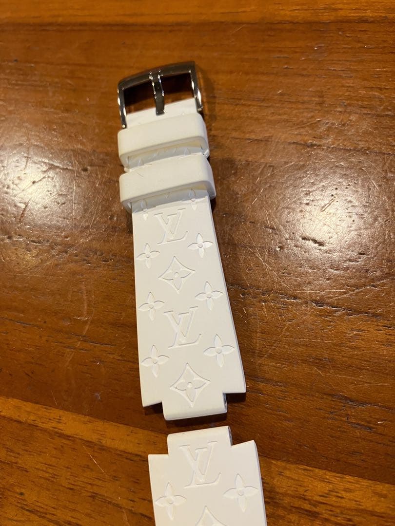 Louis Vuitton タンブール用ラバーベルト 白
