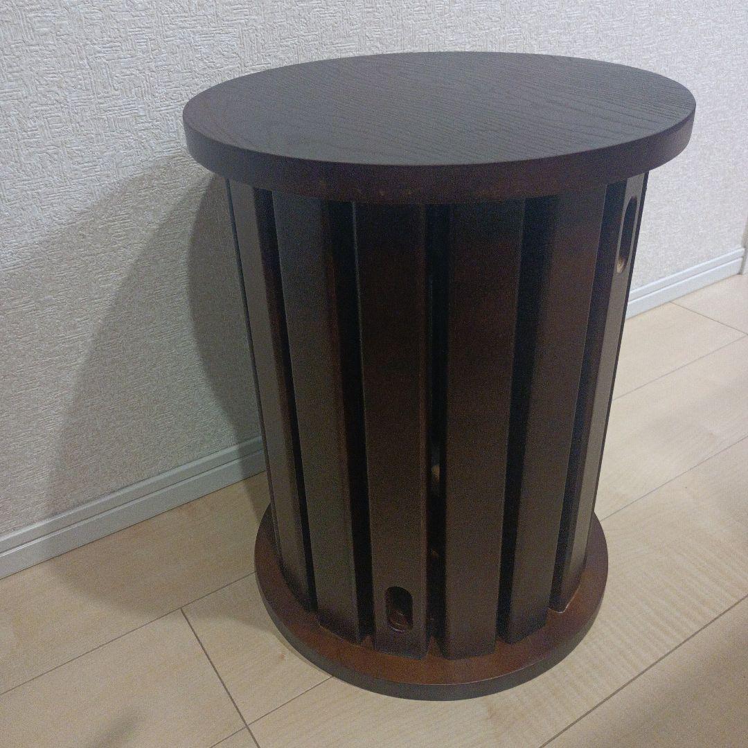 天然木 サイドテーブル スツール 4脚セット スタッキング北欧 モダン シンプル