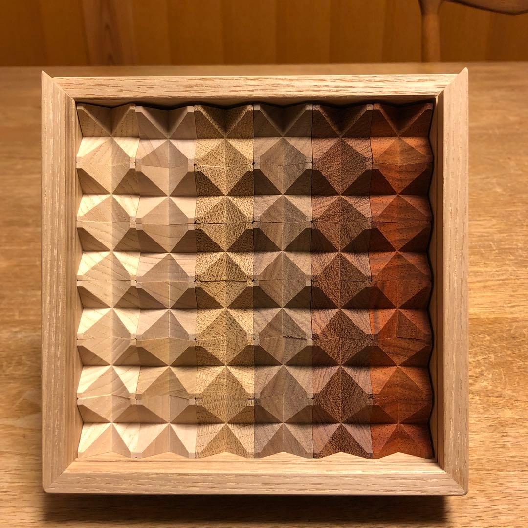 貴重な無垢材の積み木、パズル、ブロック/25mm 36ピース