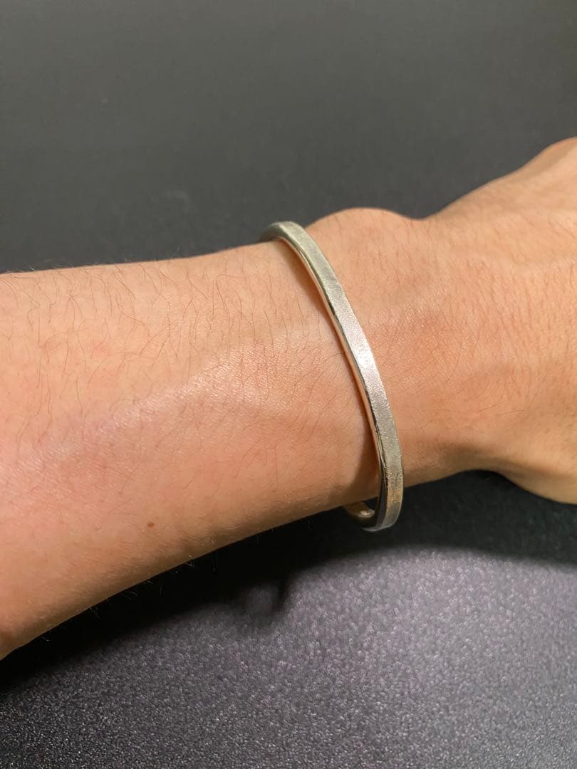 ichi シルバー 白釈バングル