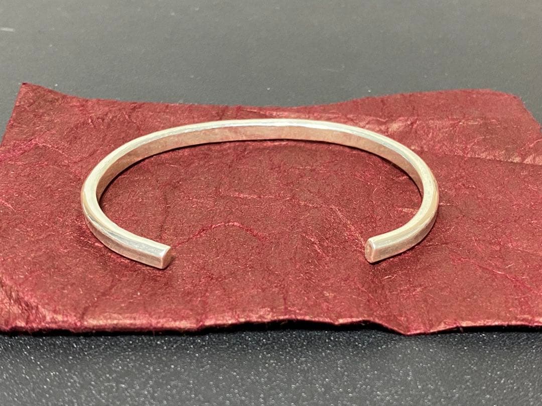 ichi シルバー 白釈バングル