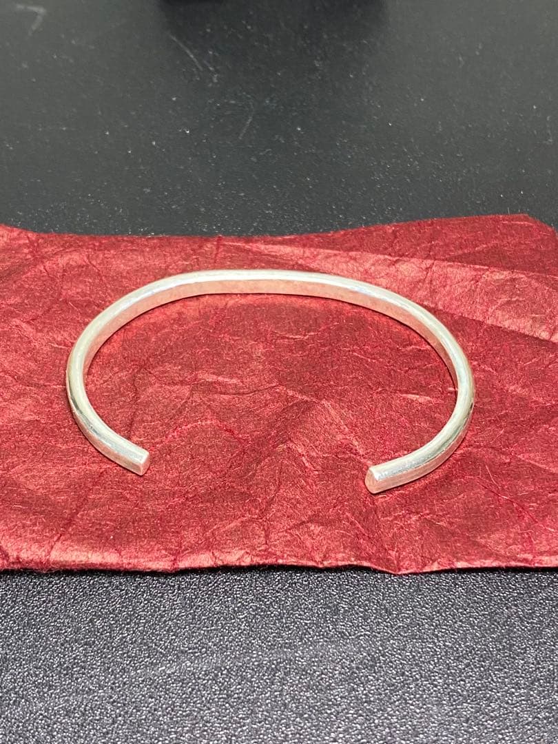 ichi シルバー 白釈バングル