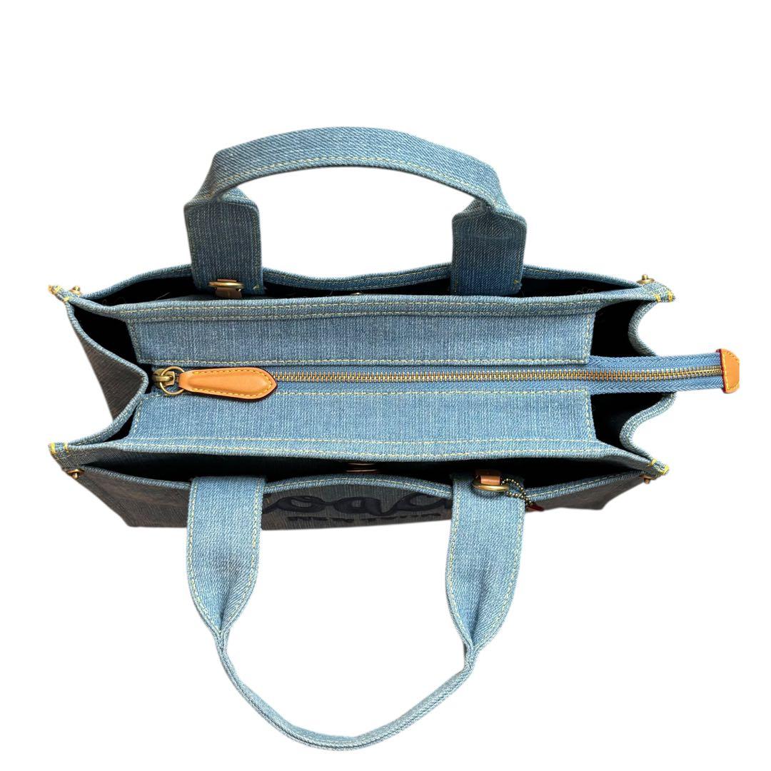 【✨美品✨】コーチ COACH 2WAYバッグ デニムカーゴトート A4