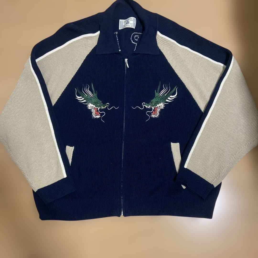 ジャケット・アウター TASTE by Knit Knit embroidery sukajan