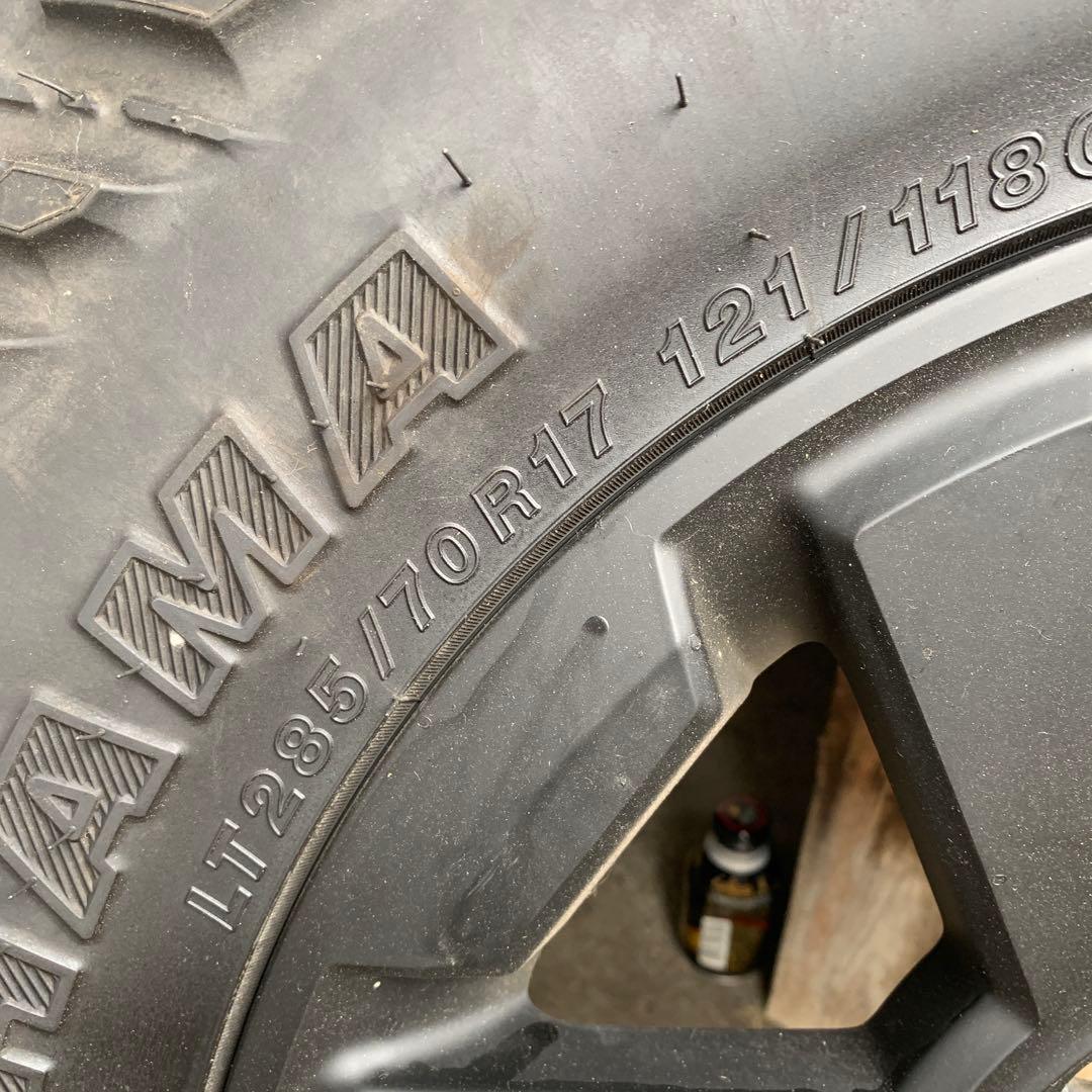 YOKOHAMA GEOLANDAR M/T 285/70R17 4本着払い必須