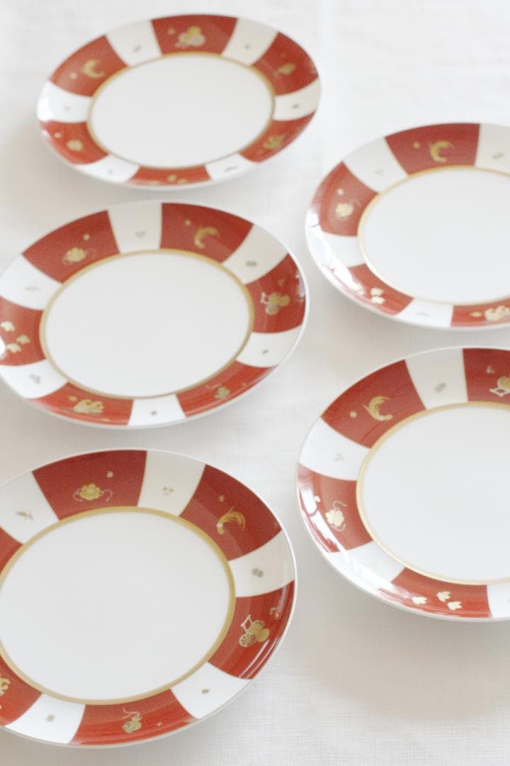 【５枚セット】NIKKO　金沢コレクション　かぐら　プレート　大皿　丸皿