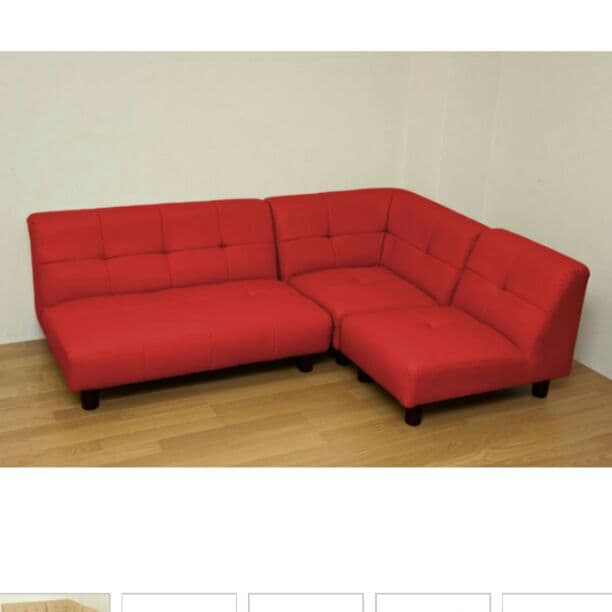 未使用コーナーソファ送料込み