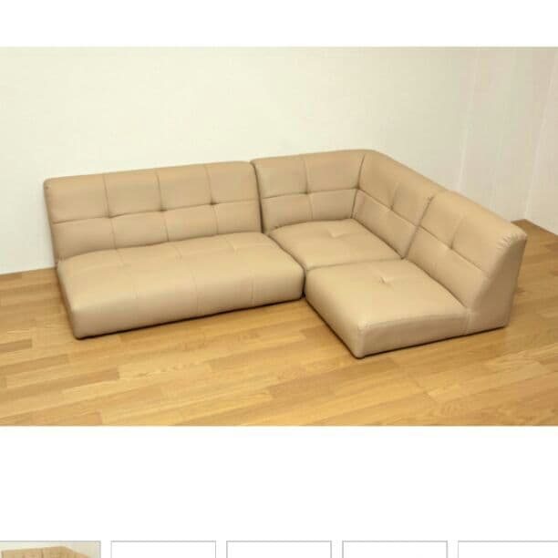 未使用コーナーソファ送料込み