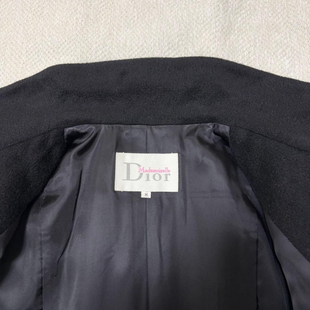 希少 Mademoiselle DIOR カシミヤ ウール ロングコート
