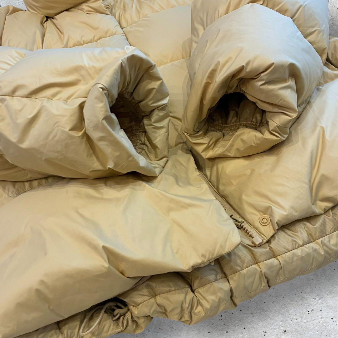 美品 UNIQLO パウダーソフトダウンジャケット Ｌ イエロー ユニクロ　完売