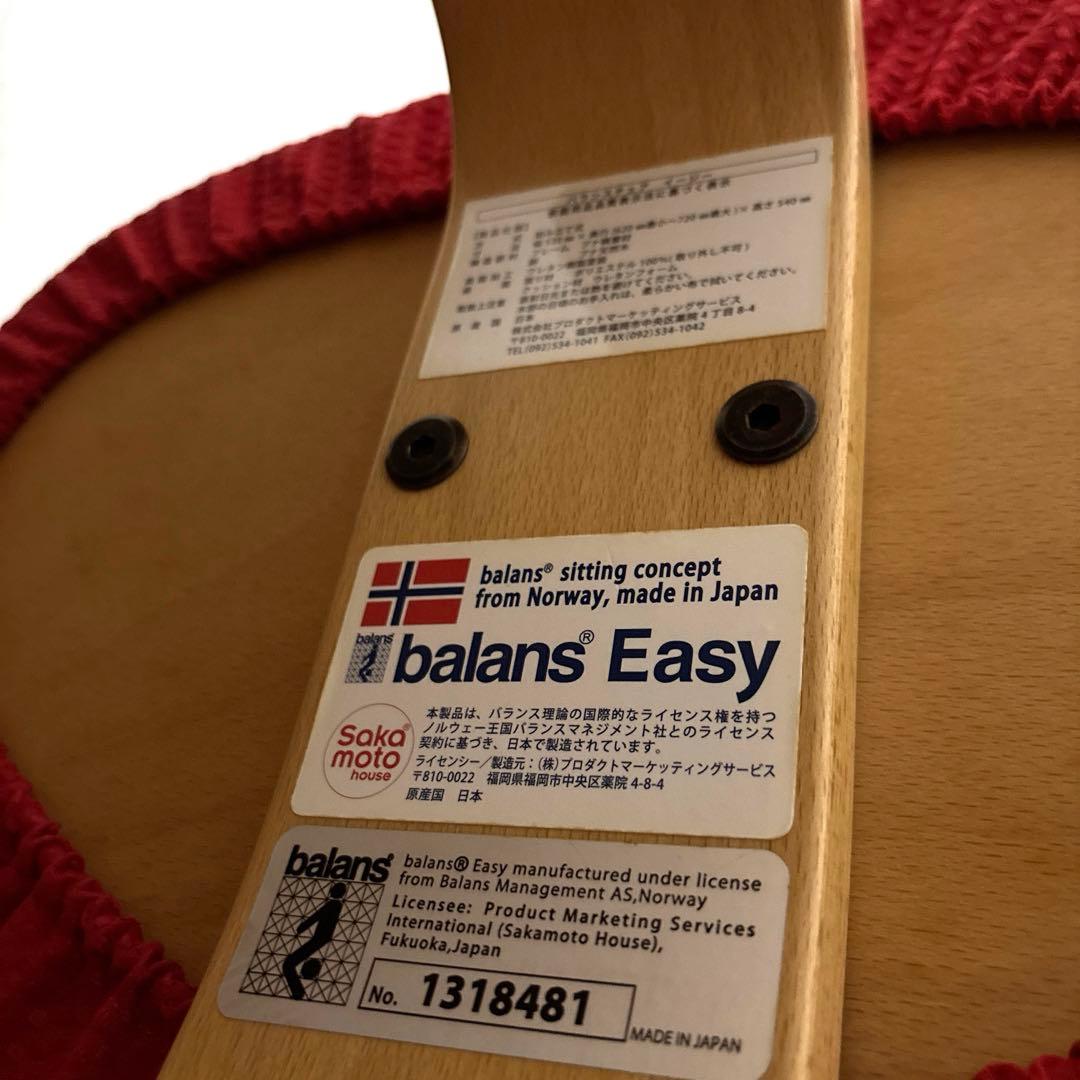 【極美品】 バランスイージー レッド 通常フレーム 防水カバー付き