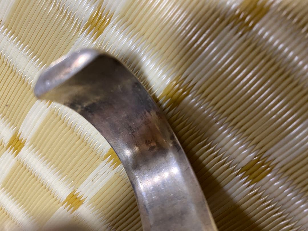 TOM HAWK? ストライプシルバーバングル