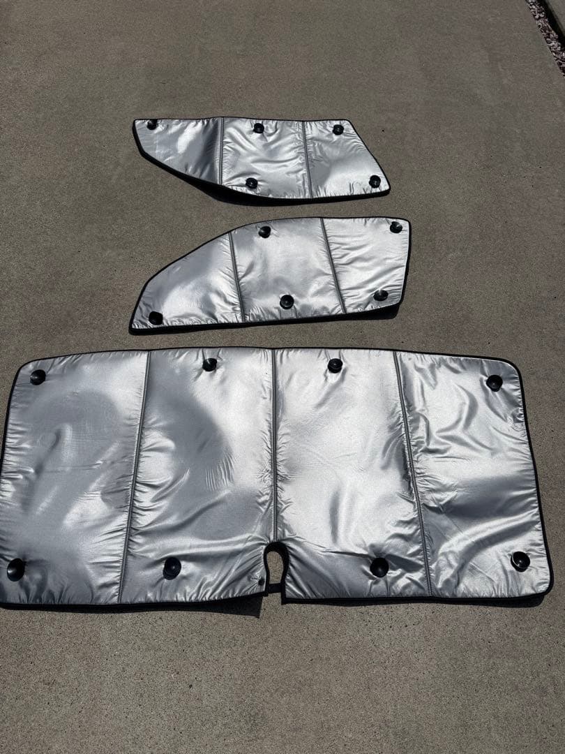 趣味職人　200 ハイエース　フロント3面　カーテン プライバシー サンシェード