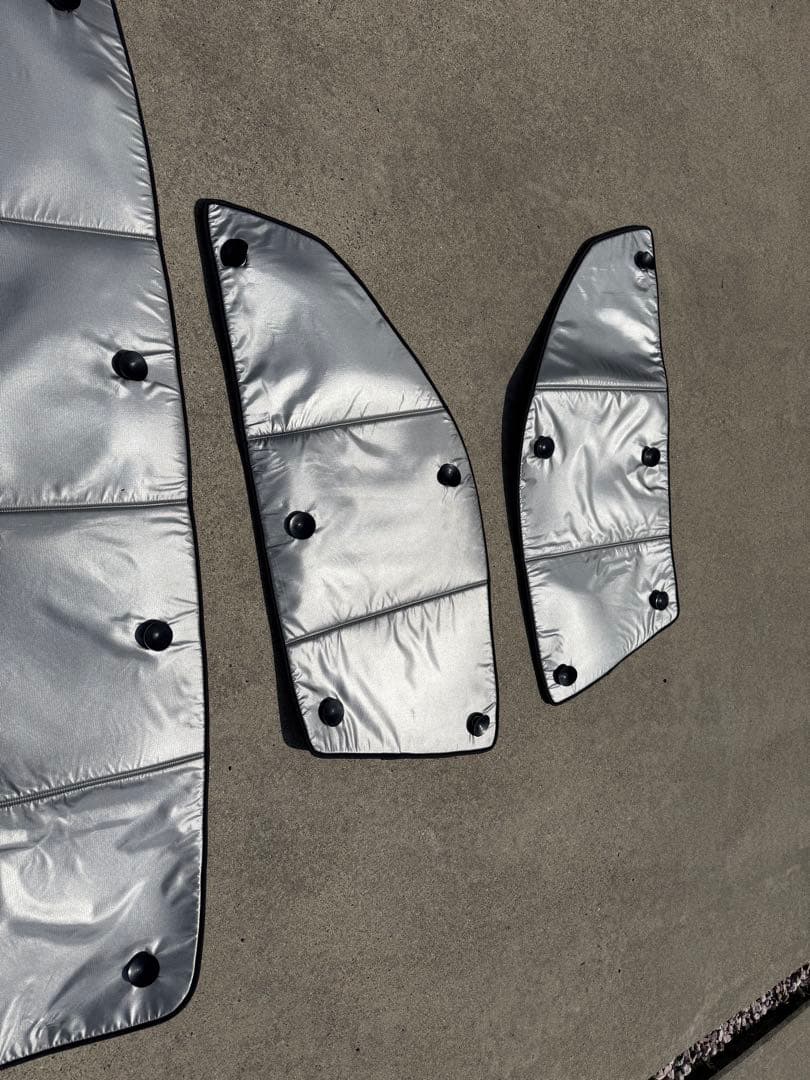 趣味職人　200 ハイエース　フロント3面　カーテン プライバシー サンシェード